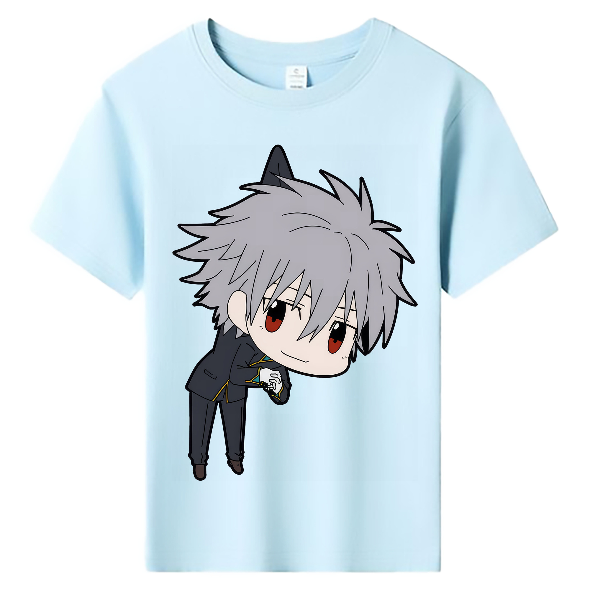 （画像用） EVA 新世紀エヴァンゲリオン 綿100％キッズTシャツ（フロントプリント）